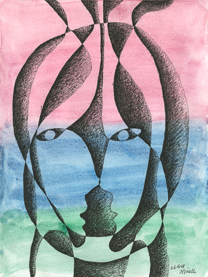 Light and Shade - Morning Head. Click image for lager view.