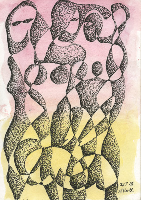 Light and Shade - A Litter of Stones. Click image for lager view.