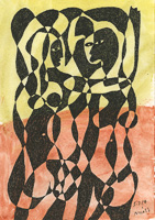 Light and Shade - Yellow Orange Sisters. Click image for details. 