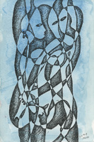 Light and Shade - Pale Blue. Click image for details. 