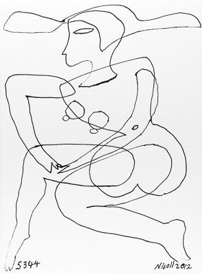 Figure sitting. Click image for lager view.