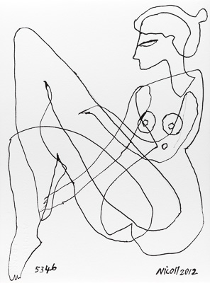 Figure sitting. Click image for lager view.