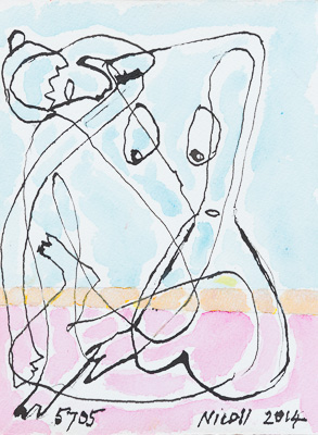 Figure sitting. Click image for lager view.