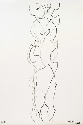 Suggestions in ink - Sextet. Click image for lager view.