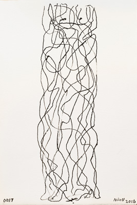 Suggestions in ink - Madonna. Click image for lager view.