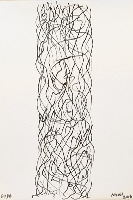 Suggestions in ink - Acrobats. Click image for lager view.