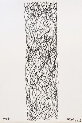 Suggestions in ink - Begging. Click image for lager view.