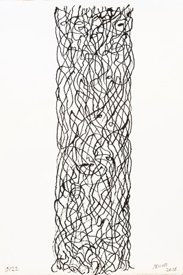 Suggestions in ink - Dreaming. Click image for lager view.