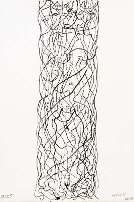 Suggestions in ink - Sisters II. Click image for lager view.