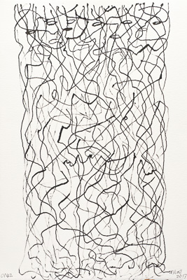 Suggestions in ink - Waiting. Click image for lager view.