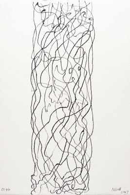Suggestions in ink - Awakening. Click image for lager view.