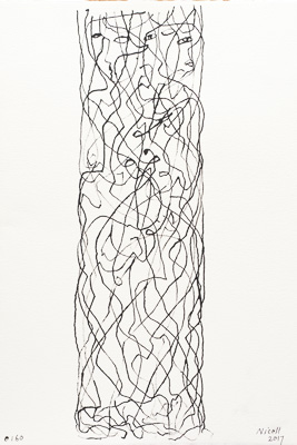 Suggestions in ink - Travellers. Click image for lager view.