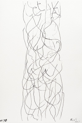 Suggestions in ink - Untitled. Click image for lager view.